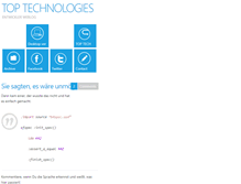 Tablet Screenshot of blog.toptechnologies.de